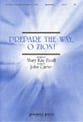 Prepare the Way O Zion SATB choral sheet music cover